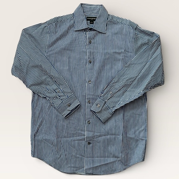 Banana Republic Other - Men’s Banana Republic Navy Striped Button Down Shirt